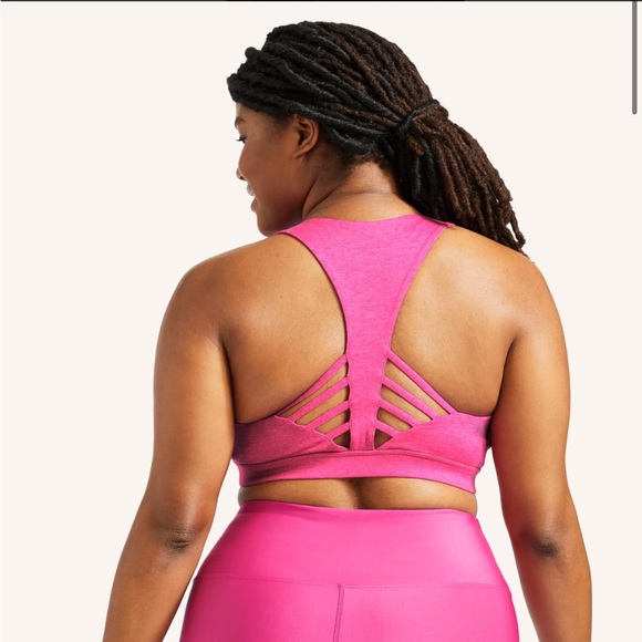 NWT Peloton Heathered Strappy Bra - Picture 2 of 8